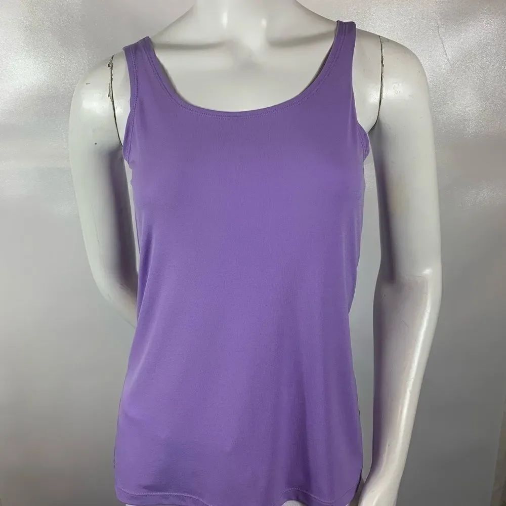 Susan Graver Purple Sleeveless Top Size:XS
